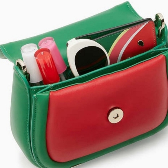 RAFFLE GIVEAWAY:KATE SPADE:Kate Spade Puffy Watermelon Top Handle Crossbody NWT - Picture 7 of 11